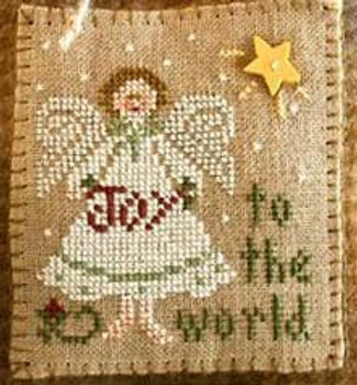 Ornament 12-Joy To The World 43 x 49 Little House Needleworks  10-2392