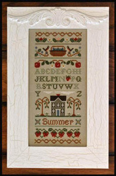 Summer Band Sampler 61 x 149 Little House Needleworks  12-1599