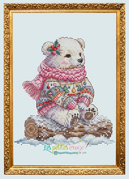 Winter Bear by Les Petites Croix De Lucie 24-1074