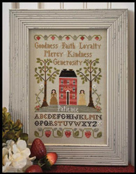 Virtue Sampler 101 x 150 Little House Needleworks 10-1524