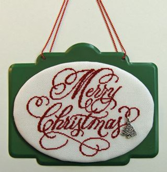 Merry Christmas Plaque Embellishment is included Keslyn's KS152
