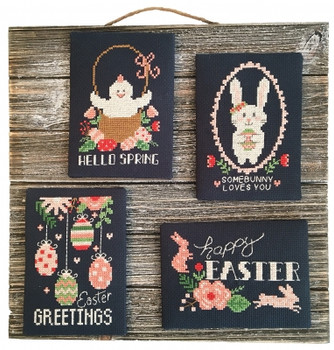 Easter Chalkboard Greetings (4 designs) by Tiny Modernist Inc YT 18-1358 TMR127