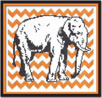 Chevron Elephant by Tiny Modernist Inc TMR17