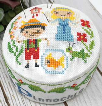 Fairy Tale Pin Cushion Pinnochio (6/12) 47w x 47h by Tiny Modernist Inc 21-1734 YT TMR299