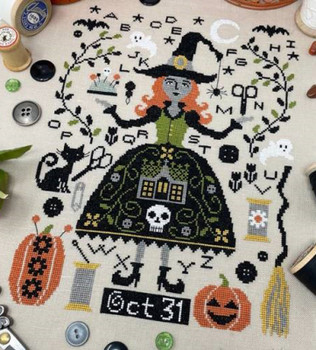 Stitch Witch 142w x 184h by Tiny Modernist Inc 22-2219 YT TMR361