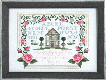 Roses & Bunnies Sampler Tiny Modernist Inc 15-1130 TMR51