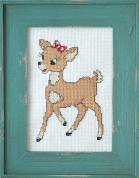 Retro Clarice Stitches used: Cross Stitch, Back Stitch by Tiny Modernist Inc TMR67