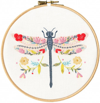 BTEPO2 Dragonfly - Pollen by Ally Gore BOTHY THREADS Embroidery Kit