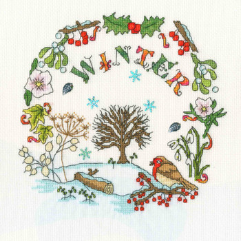 BTXAL6 Winter Time by Anita Jeram BOTHY THREADS Counted Cross Stitch KIT