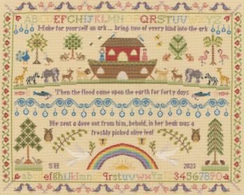 BTXBD18 Heirloom Noah's Ark - Sampler BOTHY THREADS Counted Cross Stitch KIT