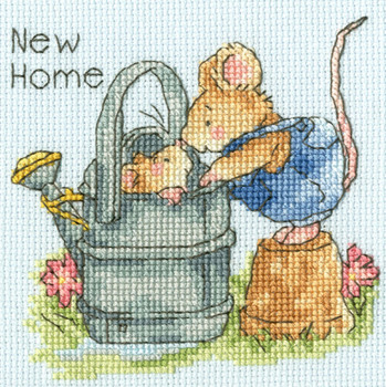 BTXGC37 Welcome Home by Margaret Sherry Greeting Card BOTHY THREADS Counted Cross Stitch KIT