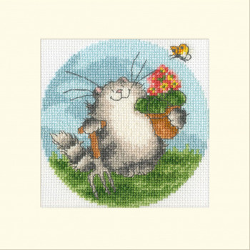 BTXGC46 Seeds Of Love by Margaret Sherry Greeting Card by Hannah Dale BOTHY THREADS Counted Cross Stitch KIT