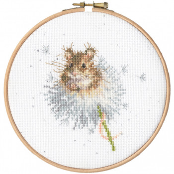 BTXHD117 Dandelion Clock - Wrendale by Hannah Dale BOTHY THREADS Counted Cross Stitch KIT