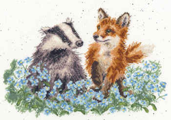 BTXHD125 The Woodland Glade - Wrendale Designs Hannah Dale BOTHY THREADS Counted Cross Stitch KIT