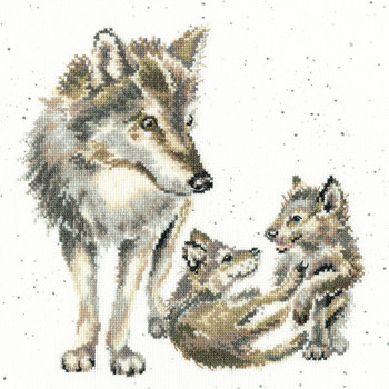 BTXHD94 Wolf Pack by Hannah Dale Bothy Threads Counted Cross Stitch KIT