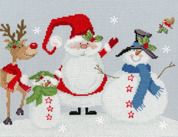 BTXKTB2 Snowy Friends by Karen Tye Bentley - Christmas BOTHY THREADS Counted Cross Stitch KIT