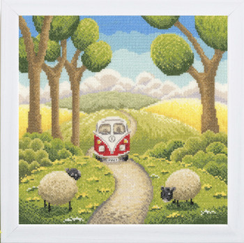 BTXLP2 Road Trip Lucy Pittaway BOTHY THREADS Counted Cross Stitch KIT