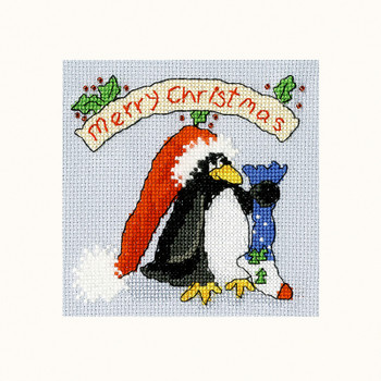 BTXMAS33 PPP Please Santa by Margaret Sherry - Christmas Card Bothy Threads Counted Cross Stitch KIT