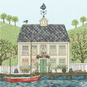 BTXSS15 The Captain's House by Sally Swannell New England Bothy Threads Counted Cross Stitch KIT