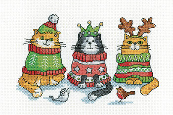 HCK1605A Christmas Jumpers Karen Carter Collectionl Heritage Heritage Crafts Kit