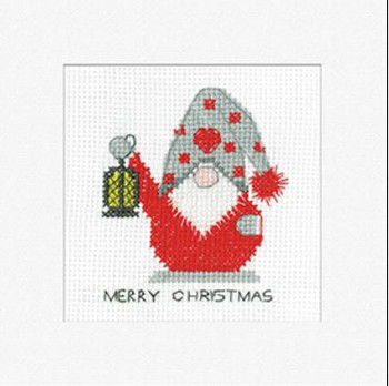 HCK1712A Gonk - Christmas Lantern (pk of 3) Gonk Greeting Card by Kirsten Roche Heritage Crafts Kit