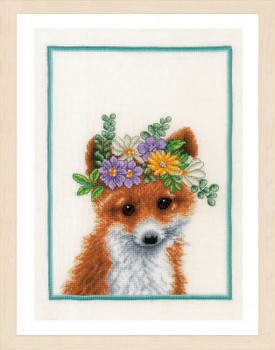 PN201471 Flower Crown Fox Lanarte Kit