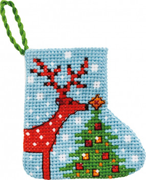012240 Reindeer Ornament Permin Kit