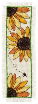 052392 Sunflowers Bookmark Permin