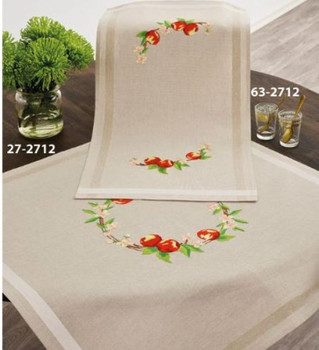 272712 Red Apples Table Cloth (Lower)Permin Kit