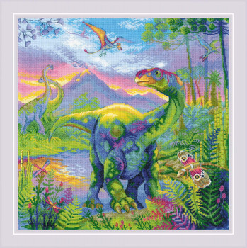 RL2023 Riolis Cross Stitch Kit The Era of Dinosaurs
