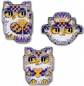 RL2081AC Riolis Cross Stitch Kit Owlets