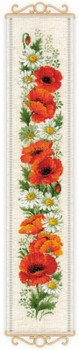 RL2067 Riolis Cross Stitch Kit Poppies & Daisies