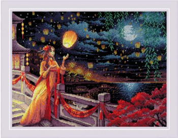 RL2144 Riolis Cross Stitch Kit Lantern Festival