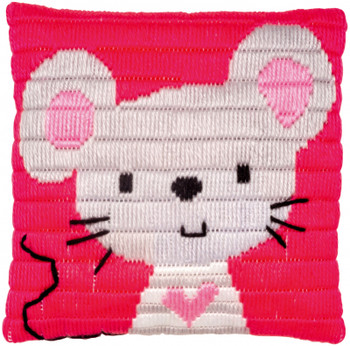 PNV157543 Little Mouse - Cushion - Long Stitch Vervaco