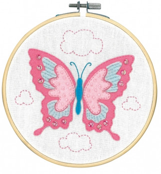 PNV180496 Felt Butterfly - Craft Kit Vervaco