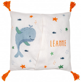 PNV194817 Whales Fun Pajama Bag Vervaco