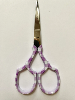 Dinky-Dyes Scissors DD-SC-94 Purple Gingham