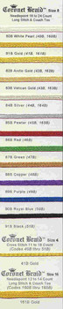 160B- White Pearl Coronet Braid Size 16 Rainbow Gallery