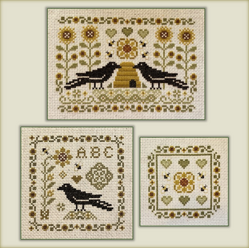 Beekeeping Crows by Happiness Is Heartmade 25-2897