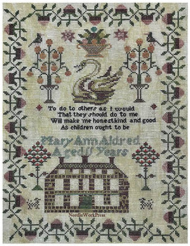 Mary Ann Aldred Sampler by Needle WorkPress 24-1454