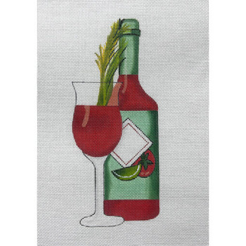 AP4485! TABASCO AND BLOODY MARY 6 x 10 18 Mesh Alice Peterson Designs