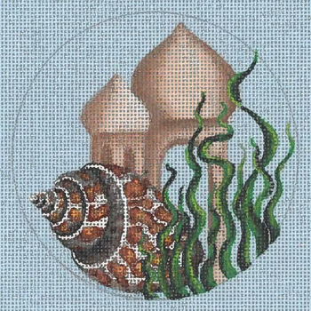 4266 Leigh Designs Spirata Shell 4" Diameter 18 Mesh Sand Castle Coaster