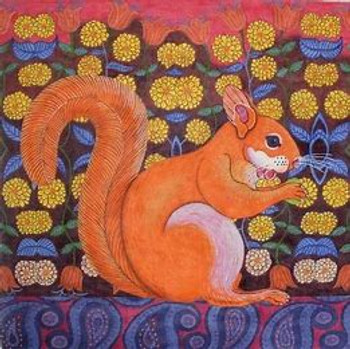 JTS-24 Squirrel 16 x 15 ¾ 18 Mesh JANE TATTERSFIELD