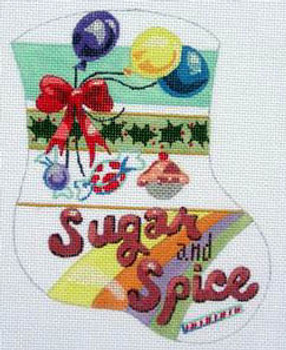 D-03 Sugar and Spice Mini Sock 5 x 6 18 Mesh Designs By Dee