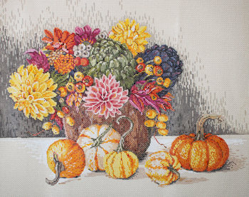 Copper Pot 11.5 x 15 18 Mesh Once In A Blue Moon By Sandra Gilmore 18-1284