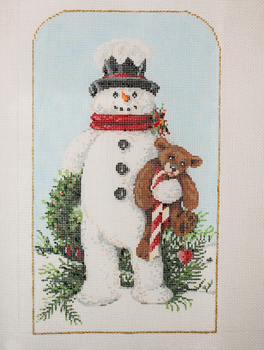 Patty’s Bear 11 x 6.5  18 Mesh Once In A Blue Moon By Sandra Gilmore 18-1283