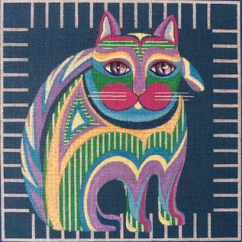 2600 Leigh Designs Julep 18 Count Canvas Fat Katz Cat
