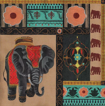 4725 Leigh Designs Sultana Elephant 13 Mesh 15" x 15"