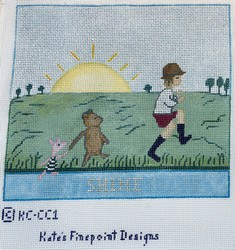 KCCC1 Children's Collection: Christopher Robin 7 x 6 - 18 Mesh Kate Crady Designs