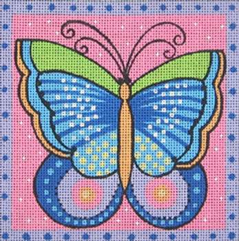 LB-71 Pink Butterfly 5 x 5 18 Mesh LAUREL BURCH